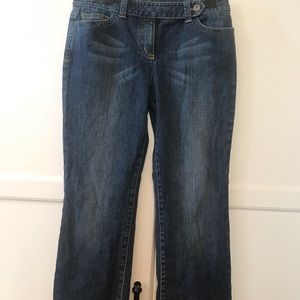 Ann Taylor dark blue modern fit jeans size 8